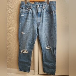 NWT Levi's- 501 Original Cropped